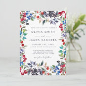 Watercolor Beside Summer Bruiloft Kaart (Staand voorkant)