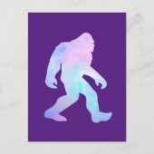 Watercolor Bigfoot Aankondigingskaart (Voorkant)