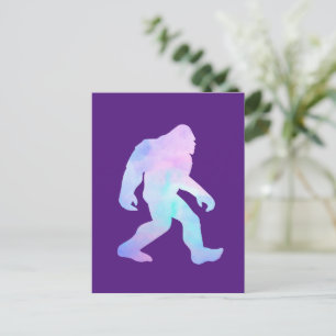 Watercolor Bigfoot Aankondigingskaart