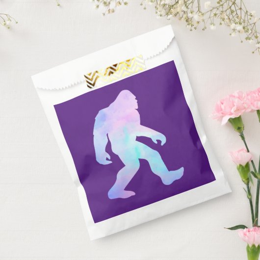 Watercolor Bigfoot Bedankzakje (Gezegeld)