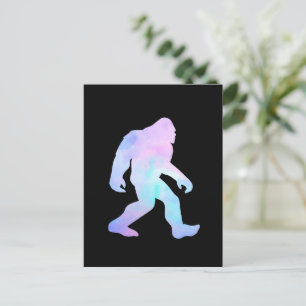 Watercolor Bigfoot Briefkaart