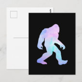 Watercolor Bigfoot Briefkaart (Voorkant / Achterkant)
