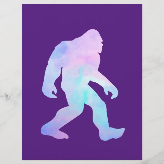 Watercolor Bigfoot Flyer (Voorkant)