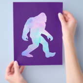 Watercolor Bigfoot Flyer (Hand)