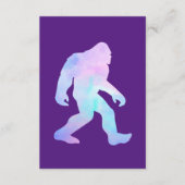 Watercolor Bigfoot Informatiekaartje (Voorkant)