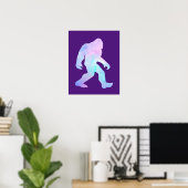 Watercolor Bigfoot Poster (Thuiskantoor)