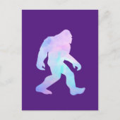 Watercolor Bigfoot Uitnodiging Briefkaart (Voorkant)