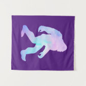 Watercolor Bigfoot Wandkleed (Voorkant (horizontaal))