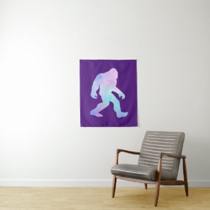 Watercolor Bigfoot Wandkleed