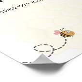 Watercolor bij Drink gerust Poster (Hoek)