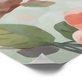Watercolor Birds in Bloom Poster (Hoek)