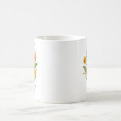 Watercolor Birth Flower Daffodil Personalized Mug Koffiemok (Center)