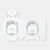 watercolor blad Baptism Bedankdoosjes (Uitgevouwen)
