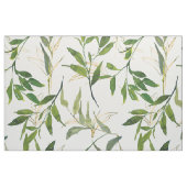Watercolor bladgroen stof (Fat Quarter)