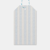 Watercolor Blauwe Boog Bedankt Cadeaulabel (Achterkant)