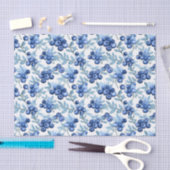 Watercolor Blauwe Bosbessen Tissuepapier (Craft)