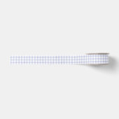 Watercolor Blauwe Gingham Grosgrain Lint (Voorkant)