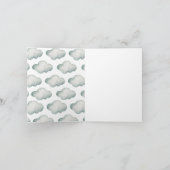 Watercolor Blauwe Heete Luchtballon Mr ONEderful J (Binnen)