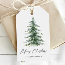 Watercolor Blauwe Kerstboom Feest