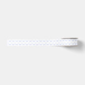 Watercolor Blauwe Strikken Grosgrain Lint (Voorkant)