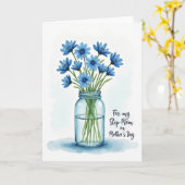 Watercolor Bloei Moeders Kaart (Gele Bloem)