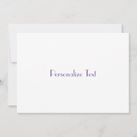 Watercolor bloem Grace Bedankkaart (Achterkant)