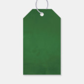 Watercolor Bloem Kerstmis Cadeaulabel (Achterkant)