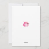 Watercolor Bloem Moederdagkaart Feestdagenkaart (Achterkant)