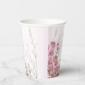 Watercolor Bloem Papieren Bekers (Rechts)