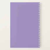 Watercolor Bloem Script Trouw Planner Notitieboek (Achterkant)