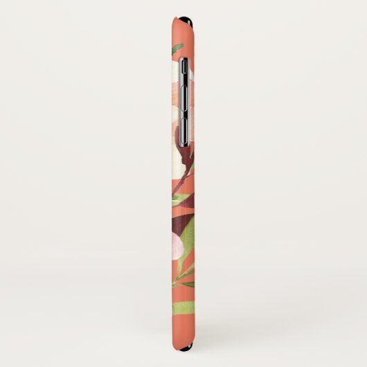 Watercolor bloemboeket iPhone / iPad hoesje (Achterkant/links)