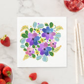 Watercolor Bloemen 03 Luncheon Papieren Servetten (Insitu)