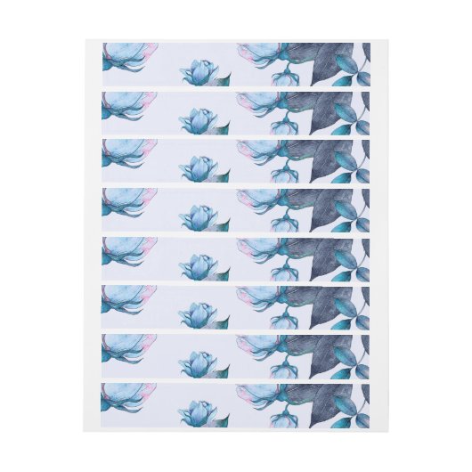 Watercolor Bloemen 10 (Vel)