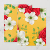 Watercolor Bloemen 13 Briefkaart (Voorkant / Achterkant)