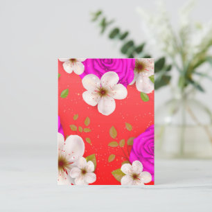 Watercolor Bloemen 14 Briefkaart