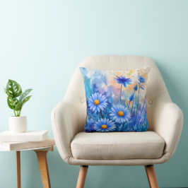 Watercolor Bloemen – Bloemenkussen Kussen