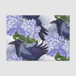 Watercolor Bloemen Bloemstuk Raven Botanicals Tissuepapier