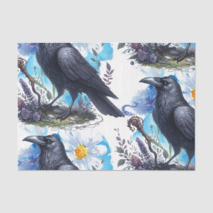 Watercolor Bloemen Bloemstuk Raven Botanicals Tissuepapier