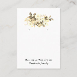 Watercolor Bloemen Boutique Sieraden Oorbellen Dis Visitekaartje