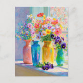 Watercolor Bloemen Briefkaart (Voorkant)