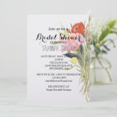 Watercolor Bloemen bruidsshower Kaart (Staand voorkant)