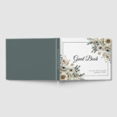 Watercolor Bloemen Bruiloft Gastenboek (Volledig)