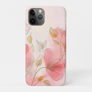 Watercolor Bloemen Elegante Achtergrond Case-Mate iPhone Case