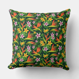 Watercolor Bloemen En Fruit Bloemmotief-23768 Kussen