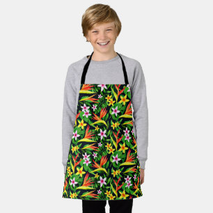 Watercolor Bloemen En Fruit Bloemmotief-23768 Schort