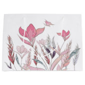 Watercolor Bloemen Grote Cadeautas – Bloemfeest (Voorkant)