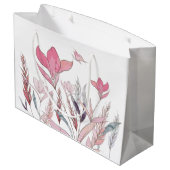 Watercolor Bloemen Grote Cadeautas – Bloemfeest (Achterkant Gekanteld)