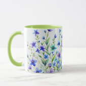 Watercolor Bloemen Koffie Mok (Links)