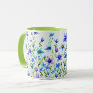 Watercolor Bloemen Koffie Mok