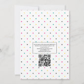 Watercolor Bloemen Mexicaans Fiesta QR Code Bruilo Kaart (Achterkant)